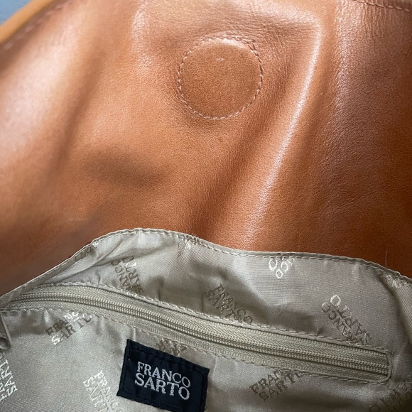 Franco Sarto Shoulder Handbag Purse Magnetic Closure Canadian Copper - Picture 6 of 9